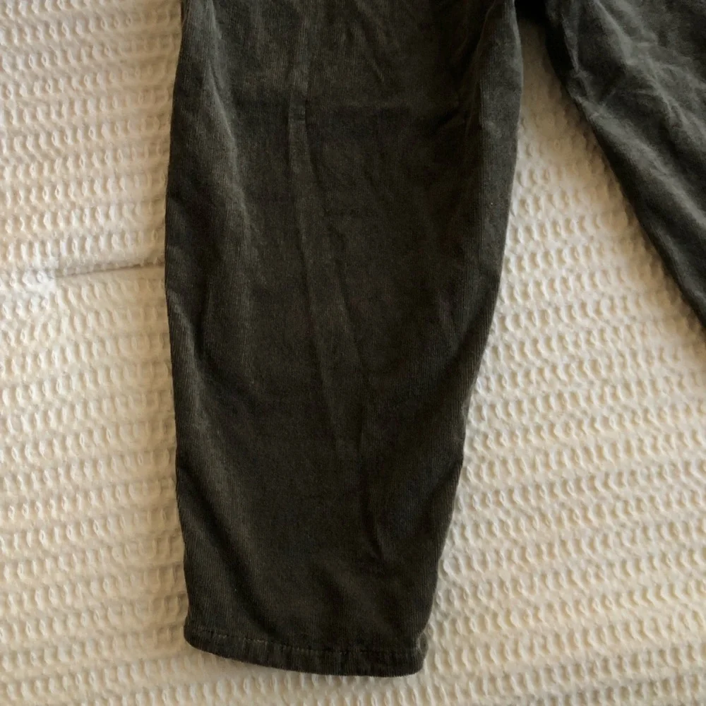 ZARA Kids Olive Green Corduroy Drawstring Lined Pants Size 4T